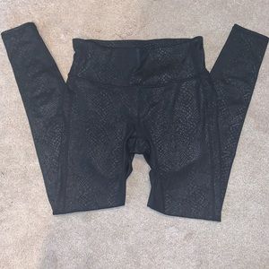 Snake print Athleta leggings